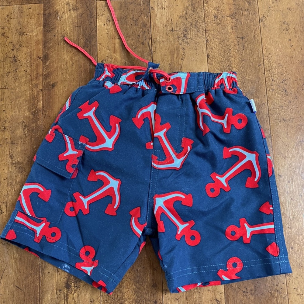 Iplay ( I play. )swim suit size 12 months EUC 💙⚓️❤️